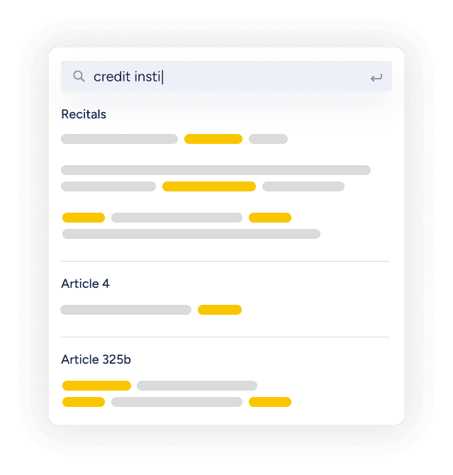 full live text search feature